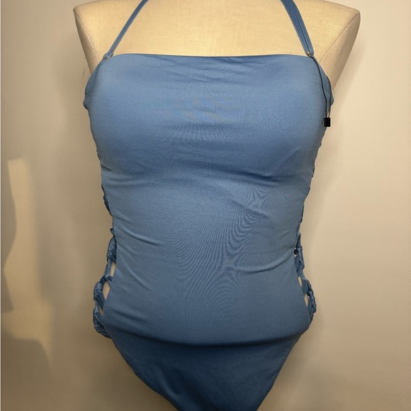 Red Carter One piece Strappy Swimwear Size Medium to large fit NWOT - Picture 3 of 6